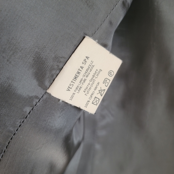 Giorgio Armani womens size 48 blazer. Dark gray - Picture 7 of 10